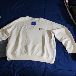 Kaws × Uniqlo Men's Off-White Crewneck Sweater Sz XL DS-NEW